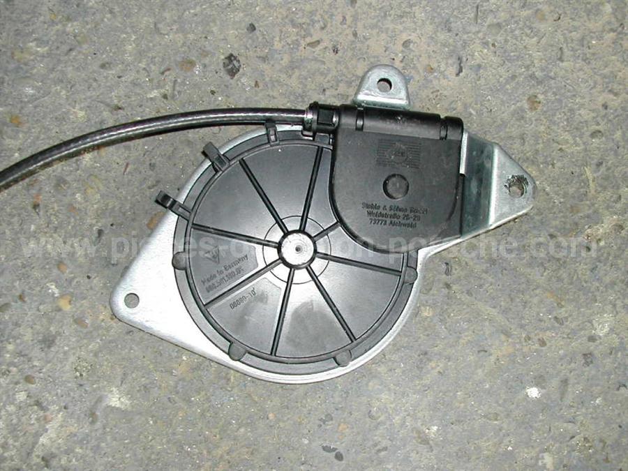 Boite de vitesse D Capote Porsche 986